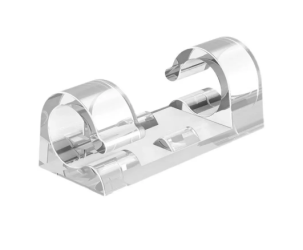 Klips kablowy Ø4-6 mm Polax samoprzylepny 30x11 mm, 20 szt. (37-173)