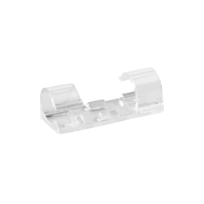 Klips kablowy Ø6-10 mm Polax samoprzylepny 40x15 mm, 16 szt. (37-175)