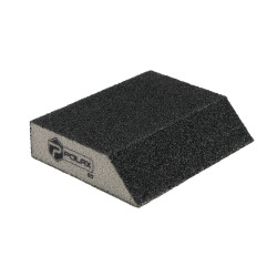 Gąbka ścierna P60 Polax kątowa 110x90x25 mm (54-183)