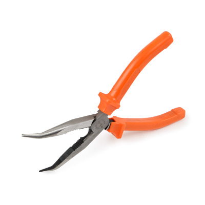 Szczypce długie wygięte Polax CR-V 160 mm (35-025)