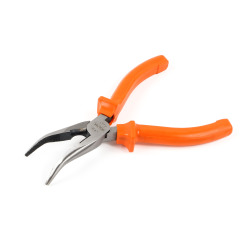 Szczypce długie Polax wygięte CR-V 200 mm (35-026)