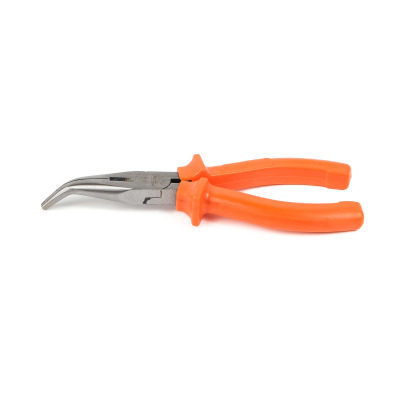 Szczypce długie Polax wygięte CR-V 200 mm (35-026)