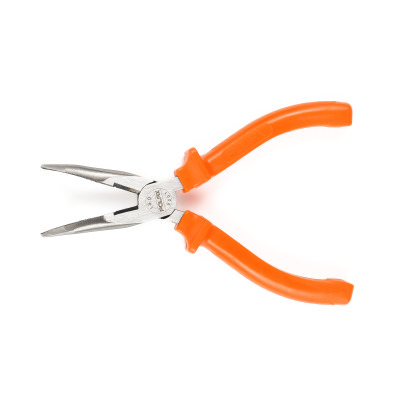 Szczypce długie Polax wygięte CR-V 200 mm (35-026)