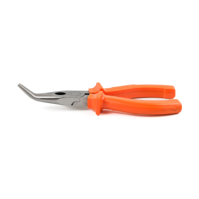 Szczypce długie Polax wygięte CR-V 200 mm (35-026)