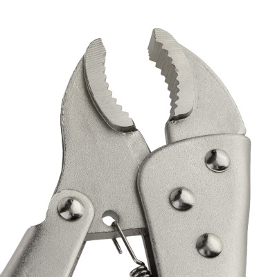 Szczypce zaciskowe półokrągłe uniwersalne Polax 250 mm (35-030)