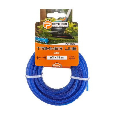 Przewód do podkaszarki "Piła" 3 mm Polax 15 m (70-088)