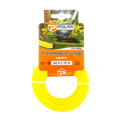 Przewód do podkaszarki "Kwadrat" 2,4 mm Polax 15 m (70-062)
