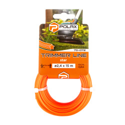 Żyłka tnąca "Star" 2,4 mm Polax 15 m (70-072)