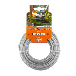 Żyłka tnąca "Koło z linką stalową" 3 mm Polax 15 m (70-077)