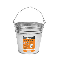 Wiadro ocynkowane 7L metalowe mocne Polax (70-036)