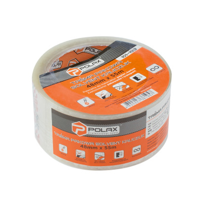 Taśma pakowa solvent kauczuk Polax 48 mm х 55 m (101-193)