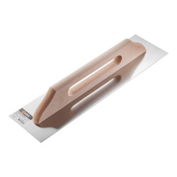 Paca nierdzewna gładka rączka drewniana 130 Х 480 mm Polax (100-093)