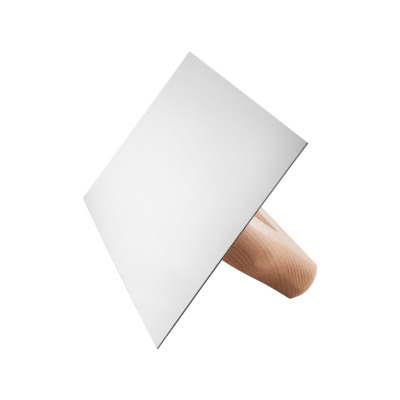 Paca nierdzewna gładka rączka drewniana 130 Х 480 mm Polax (100-093)