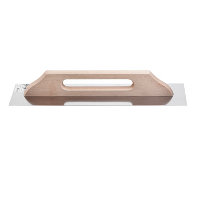 Paca nierdzewna gładka rączka drewniana 130 Х 480 mm Polax (100-093)