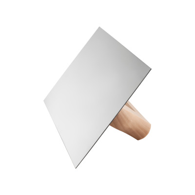 Paca nierdzewna gładka rączka drewniana 130 Х 380 mm Polax (100-092)